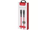 Дата кабель USB Type-C to Type-C 18W 1,2m CBRNYTT1 red Intaleo (1283126504112)