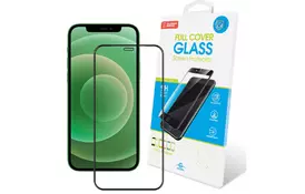 Скло захисне GLOBAL Full Glue Apple Iphone 12 mini (black) (1283126506376) - Фото