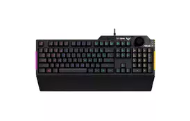 Клавиатура ASUS TUF Gaming K1 USB Black Ru (90MP01X0-BKRA00) - Фото