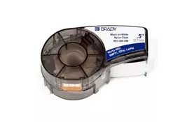 Стрічка для принтера етикеток Brady M21-500-499, nylon, 12.7mm/4.87m, Black on White (M21-500-499) - Фото Стрічка для принтера етикеток Brady M21-500-499, nylon, 12.7mm/4.87m, Black on White (M21-500-499) - Фото