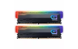 Модуль пам'яті для комп'ютера DDR4 16GB (2x8GB) 3200 MHz Orion RGB Titanium Gray GEIL (GOSG416GB3200C16BDC) - Фото