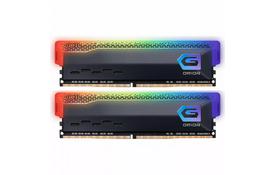 Модуль пам'яті для комп'ютера DDR4 32GB (2x16GB) 3200 MHz Orion RGB Titanium Gray GEIL (GOSG432GB3200C16BDC) - Фото