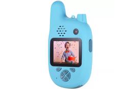 Интерактивная игрушка XoKo Цифровой детский фотоаппарат Walkie Talkie рация и две камер (KVR-500-BL) - Фото