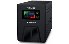 ДБЖ GEMIX PSN-500 (PSN500VA) з правильною синусоїдою 12V під зовнішній АКБ, струм заряду 15A - Фото ДБЖ GEMIX PSN-500 (PSN500VA) з правильною синусоїдою 12V під зовнішній АКБ, струм заряду 15A - Фото