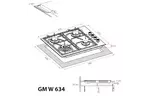 Варочная поверхность WEILOR GM W 634 BL
