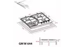 Варочная поверхность WEILOR GM W 644 WH