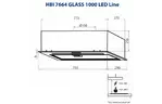 Вытяжка кухонная MINOLA HBI 7664 WH GLASS 1000 LED Line
