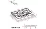 Варочная поверхность WEILOR GM W 714 SS