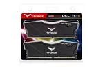 Модуль памяти для компьютера DDR4 16GB (2x8GB) 3200 MHz T-Force Delta Black ARGB Team (TF3D416G3200HC16CDC01)