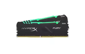 Модуль пам'яті для комп'ютера DDR4 32GB (2x16GB) 2666 MHz HyperX Fury RGB Kingston (HX426C16FB4AK2/32) - Фото