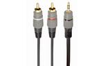 Кабель мультимедийный 3.5 Jack to 2RCA 1.5m Cablexpert (CCA-352-1.5M)
