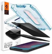 Стекло защитное Spigen iPhone 12 Pro Max Glas tR EZ Fit (Privacy) (2Pack) (AGL01793)