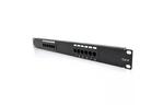 Патч-панель 19'' 12хRJ-45 UTP 1U cat.6 Pipo (PP126191U)