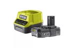 Аккумулятор к электроинструменту Ryobi + зарядное устройство ONE+ RC18120-120, 18В, 2 А/г (5133003368)