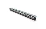 Патч-панель 19'' 24хRJ-45 FTP 1U cat.6A, w Organizer Pipo (PP247191UFTP)