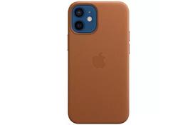 Чохол для моб. телефону Apple iPhone 12 mini Leather Case with MagSafe -Saddle Brown (MHK93ZM/A) - Фото