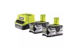 Аккумулятор к электроинструменту Ryobi + зарядное устройство ONE+ RC18120-240 18В 2х4.0А/г Lithium+ (5133003363) - Фото