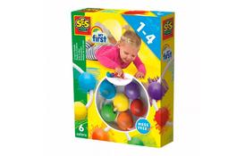 Карандаши цветные SES Creative серии My first Восковые карандаши-бусинки 6 цветов (00244S) - Фото