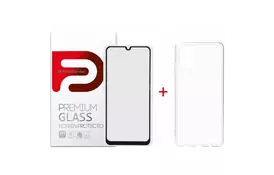 Чохол для моб. телефону Armorstandart Samsung A31 Air Series Panel + Full Glue Glass (ARM58042) - Фото