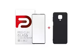 Чохол для моб. телефону Armorstandart Xiaomi Redmi Note 9s/9 Pro/9 Pro Max + Full Glue Glass (ARM58053) - Фото