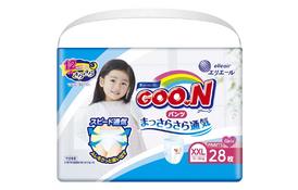 Подгузник GOO.N BigBig XXL 13-25 кг для девочек 28 шт (843101) - Фото