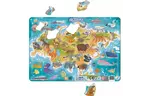 Пазл DoDo с рамкой Евразия (R300174)