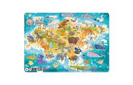 Пазл DoDo с рамкой Евразия (R300174) - Фото