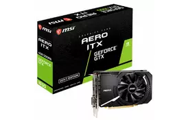 Видеокарта MSI GeForce GTX1650 4096Mb D6 AERO ITX OC (GTX 1650 D6 AERO ITX OCV1) - Фото