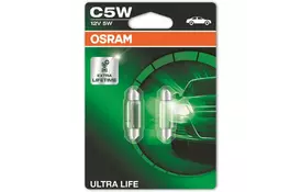 Автолампа OSRAM 5W (OS 6418 ULT_02B) - Фото