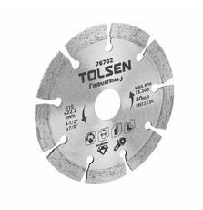 Диск Tolsen алмазный сегментный 125x22.2х10 мм (76703)
