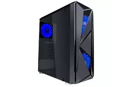 Корпус 1stPlayer F4-3A1-15LED BLUE - Фото