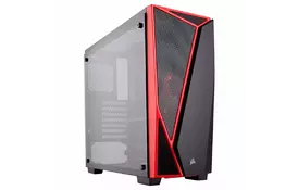 Корпус CORSAIR Carbide SPEC-04 Tempered Glass Black/Red (CC-9011117-WW) - Фото