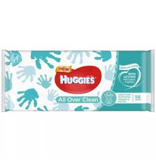 Влажные салфетки Huggies OverClean 56 шт (5029053567822)