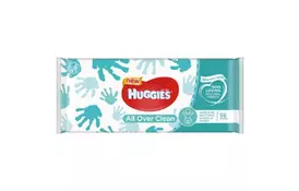 Влажные салфетки Huggies OverClean 56 шт (5029053567822) - Фото