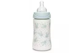 Бутылочка для кормления Suavinex 3-позиционная соска Hygge Уютные истории 270 мл бирюз. (306680) - Фото