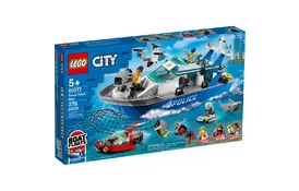 Конструктор LEGO City Police Полицейская патрульная лодка 276 деталей (60277) - Фото