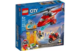 Конструктор LEGO City Fire Пожарный спасательный вертолет 212 деталей (60281) - Фото