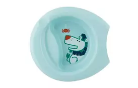 Набір дитячого посуду Chicco тарілка Easy Feeding Plate від 6 мес.голубая (16001.40.20) - Фото