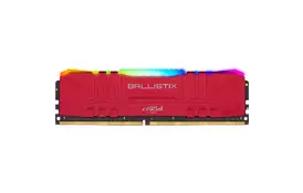 Модуль памяти для компьютера DDR4 8GB 3600 MHz Ballistix Red RGB MICRON (BL8G36C16U4RL) - Фото
