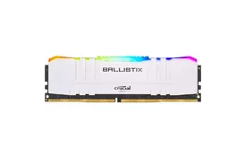 Модуль пам'яті для комп'ютера DDR4 32GB 3200 MHz Ballistix White RGB MICRON (BL32G32C16U4WL) - Фото