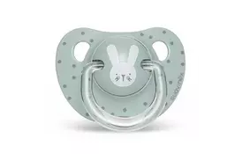 Пустышка Suavinex Hygge анатом. Уютные истории 18+ мес. бирюзовый зайчик (306580) - Фото