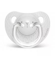 Пустышка Suavinex Hygge анатом.Уютные истории 0-6 мес. серая (306554)