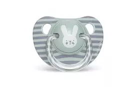 Пустышка Suavinex Hygge анатом.Уютные истории 6-18 мес. бирюзовый зайчик (306568) - Фото