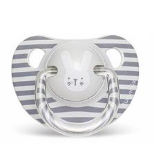 Пустышка Suavinex Hygge анатом.Уютные истории 6-18 мес. серый зайчик (306569)