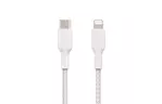 Дата кабель USB 2.0 AM to Lightning 1.0m BRAIDED white Belkin (CAA004BT1MWH)