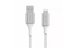 Дата кабель USB 2.0 AM to Lightning 1.2m Smart LED white Belkin (CAA007BT04WH)