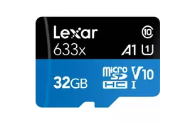 Карта памяти Lexar 32GB microSDHC class 10 UHS-I 633x (LSDMI32GBB633A) - Фото