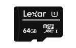 Карта памяти Lexar 64GB microSDHC class 10 UHS-I (LFSDM10-64GABC10)