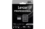 Карта памяти Lexar 64GB microSDXC class 10 UHS-I 1066x Silver (LMS1066064G-BNANG)