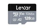 Карта памяти Lexar 128GB microSDXC class 10 UHS-I 1066x Silver (LMS1066128G-BNANG)